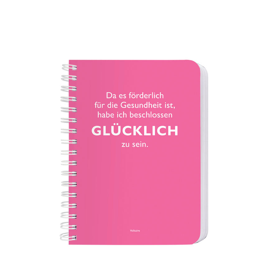 Ringbuch A6 - GLÜCKLICH