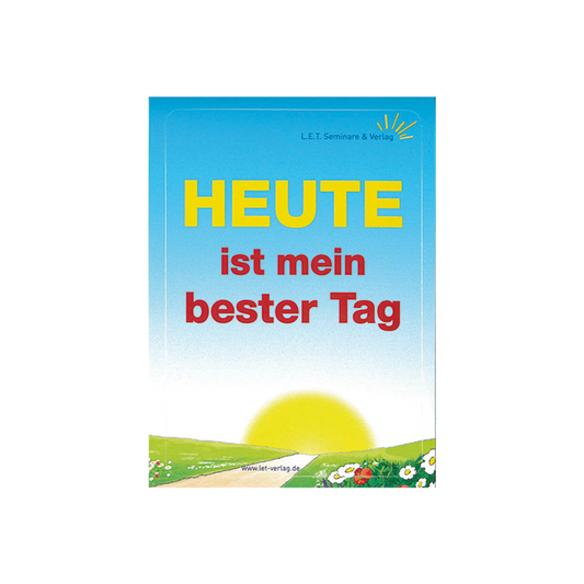 Aufkleber HEUTE