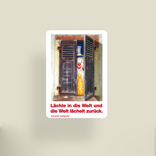 Aufkleber Clown