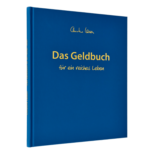 Das Geldbuch  – Luxusausgabe KÖNIGSBLAU-GOLD