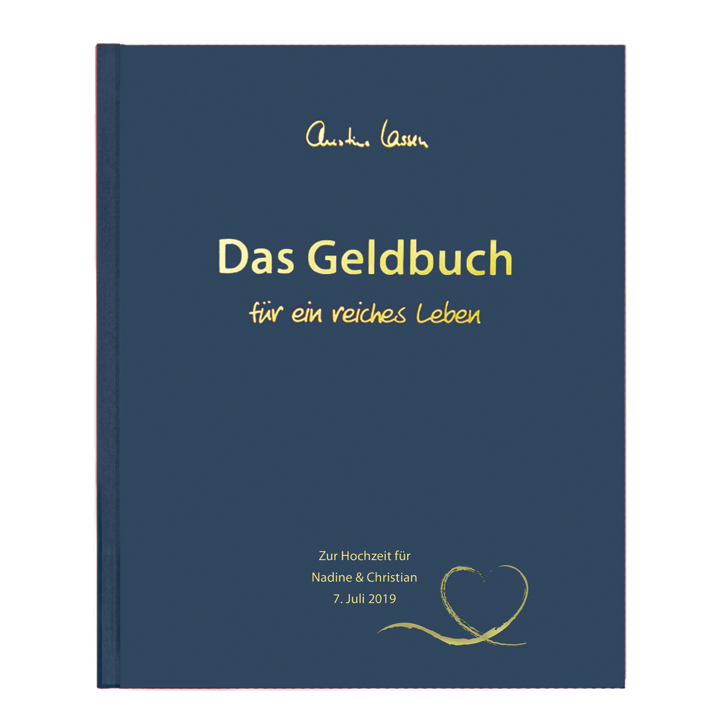 Das Geldbuch – Luxusausgabe KÖNIGSBLAU-GOLD