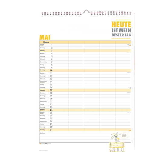 Familienkalender 2026 DIN A3