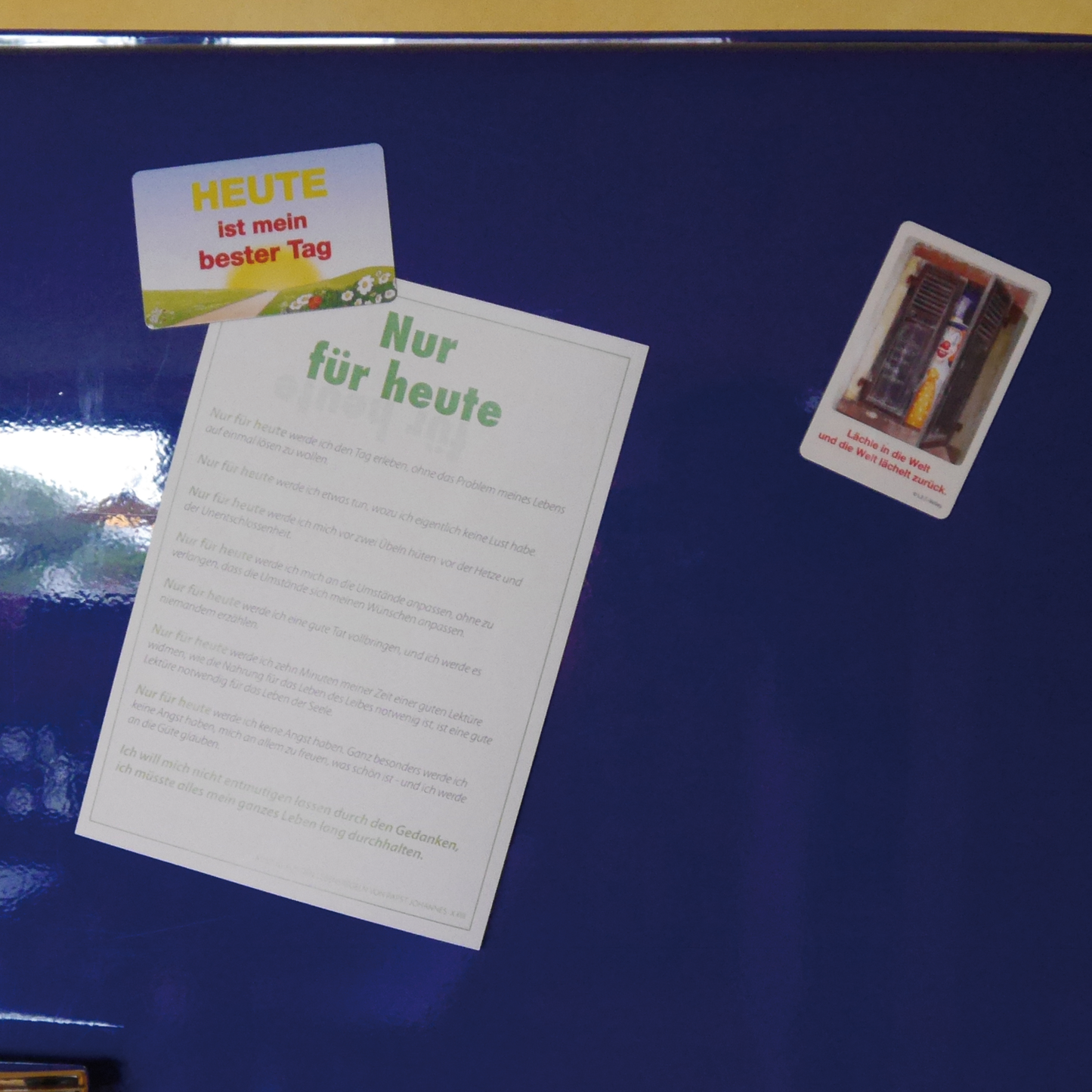 Gute-Laune Magnet „HEUTE“