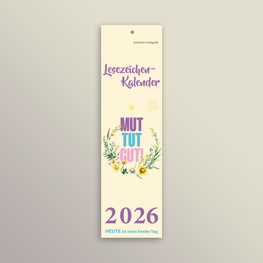 Lesezeichenkalender 2026