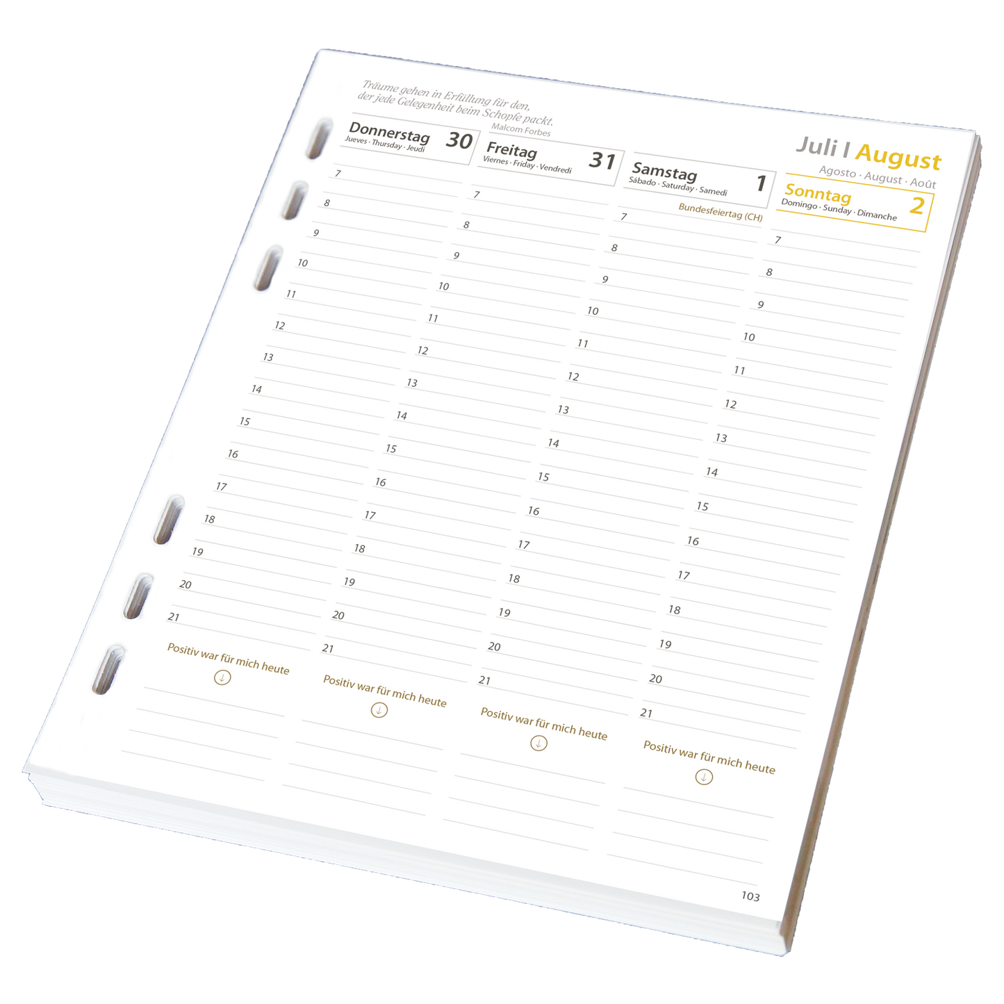 LETimer 2026 - Edle Ledermappe