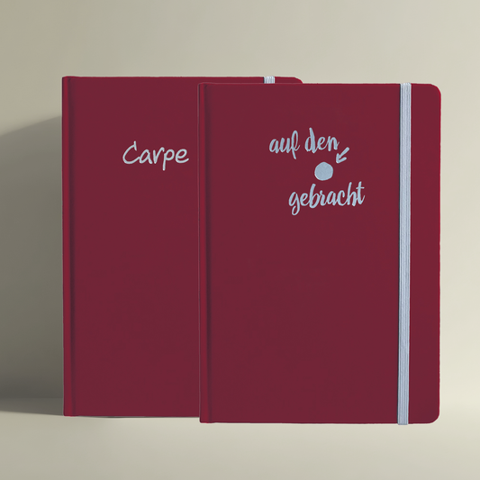 Notizbuch - rubinrot