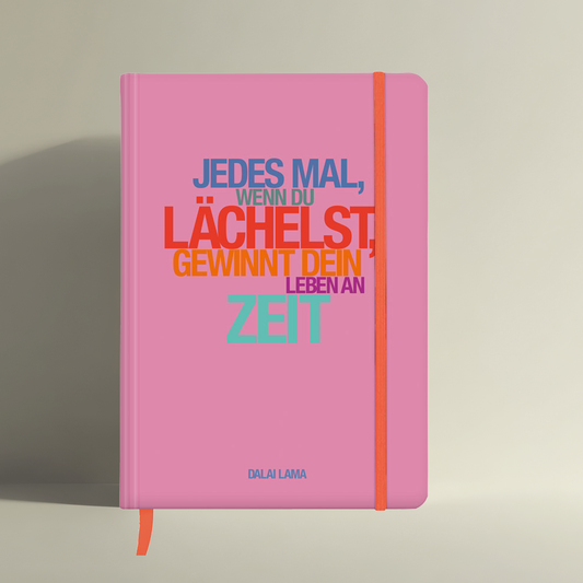 Notizbuch A5 Hardcover - LÄCHELST