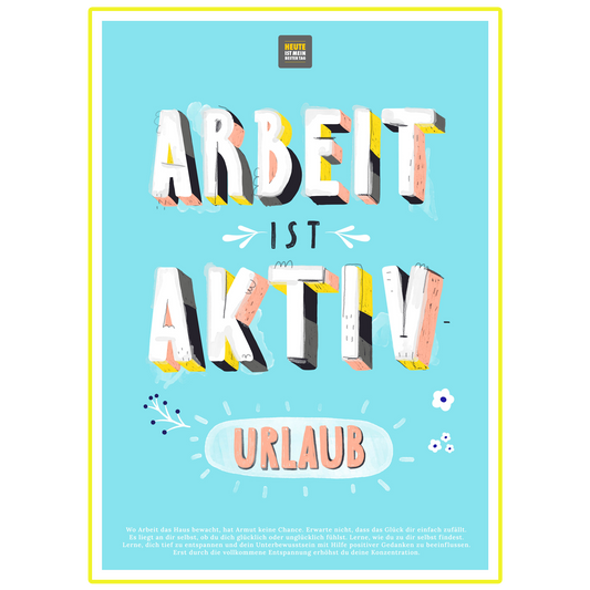 Poster Arbeit
