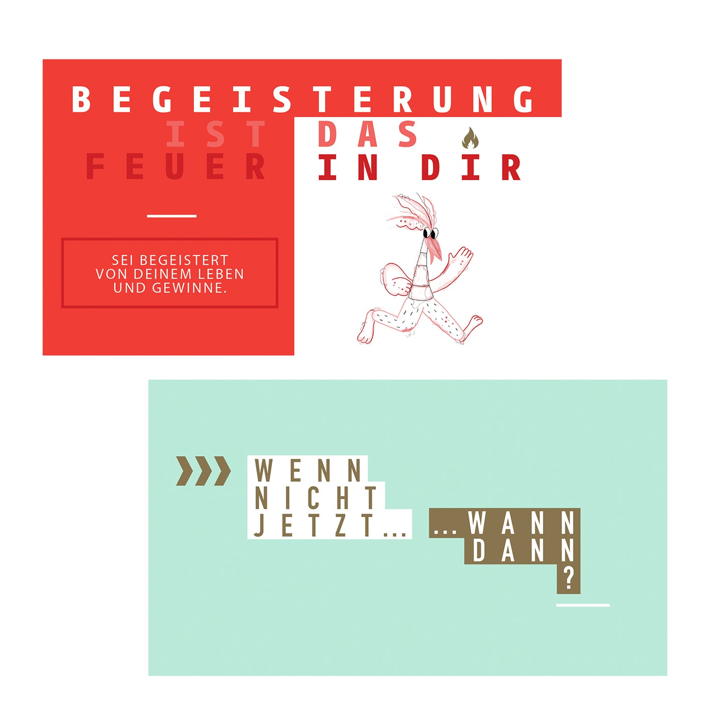 Postkartenkollektion - Design 3er-Set