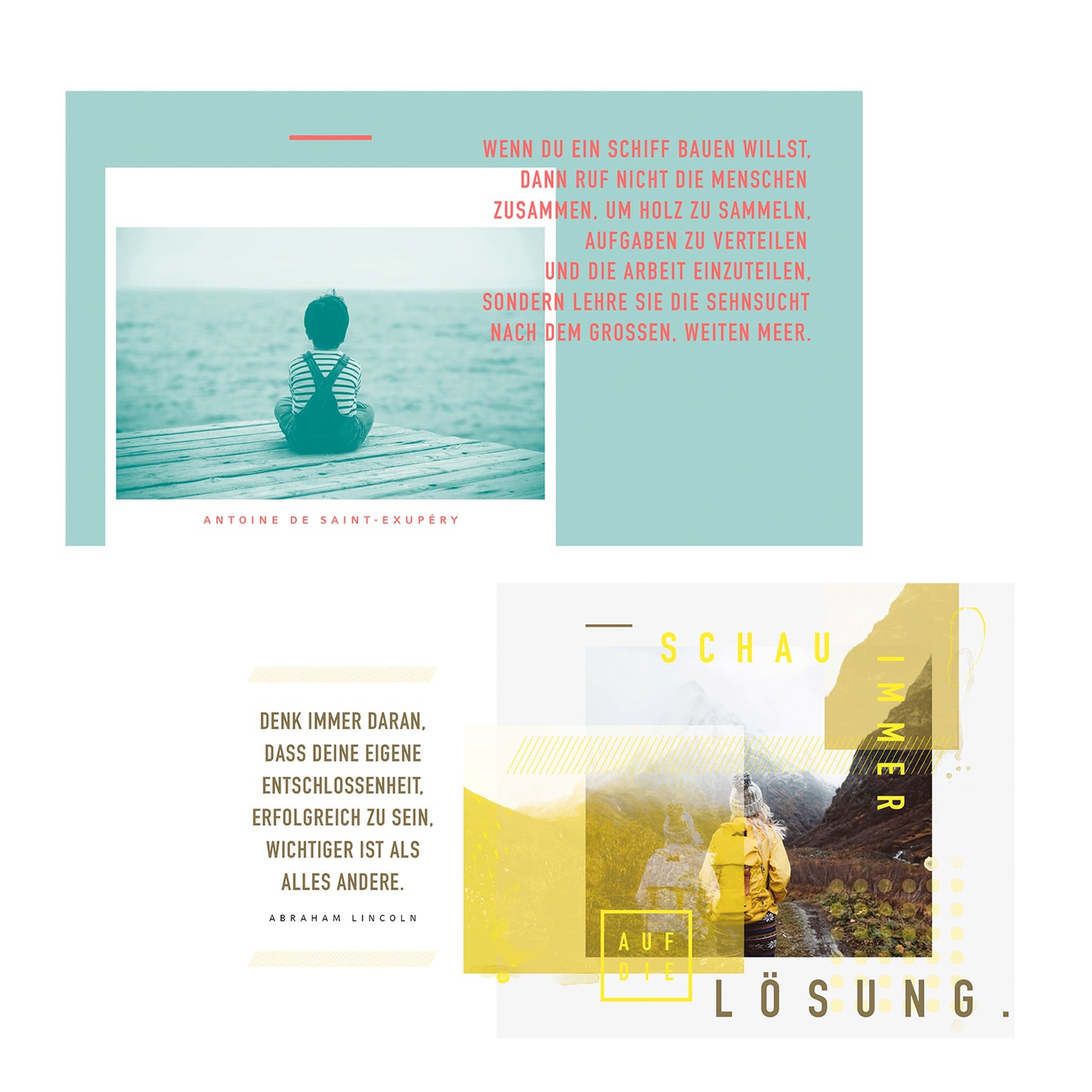 Postkartenkollektion - Design 3er-Set
