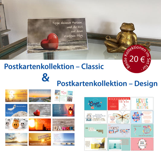Postkartenkollektion - Classic & Design im Set