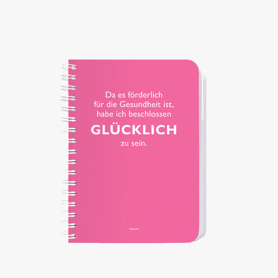Ringbuch A6 - GLÜCKLICH