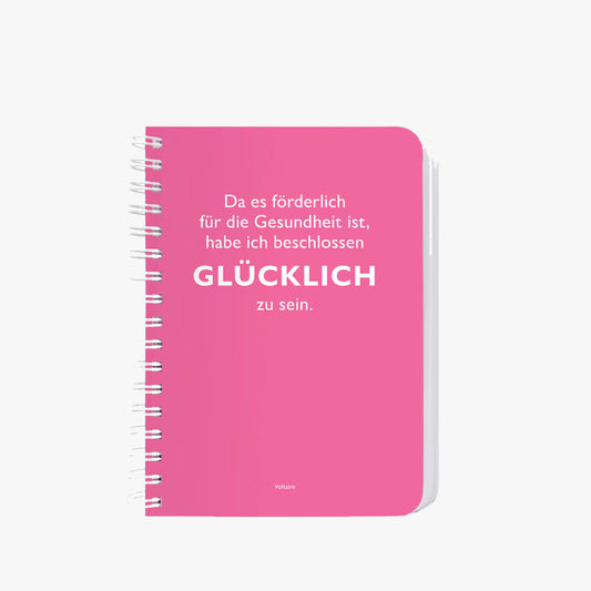 Ringbuch A6 - GLÜCKLICH