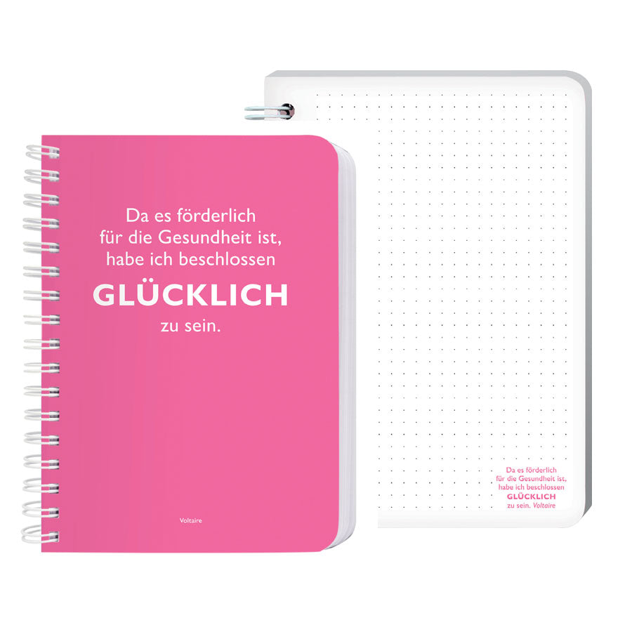 Ringbuch A6 - GLÜCKLICH