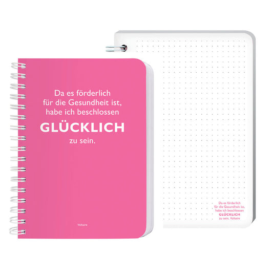 Ringbuch A6 - GLÜCKLICH