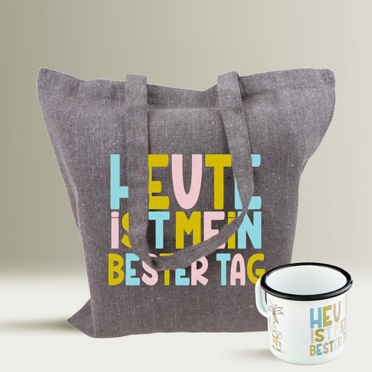 Design-Tasse + Cotton-Bag