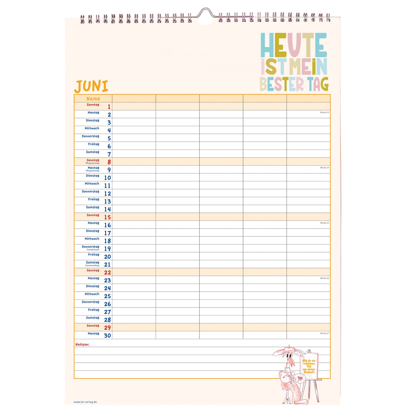 Familienkalender 2025 - 2er-Set