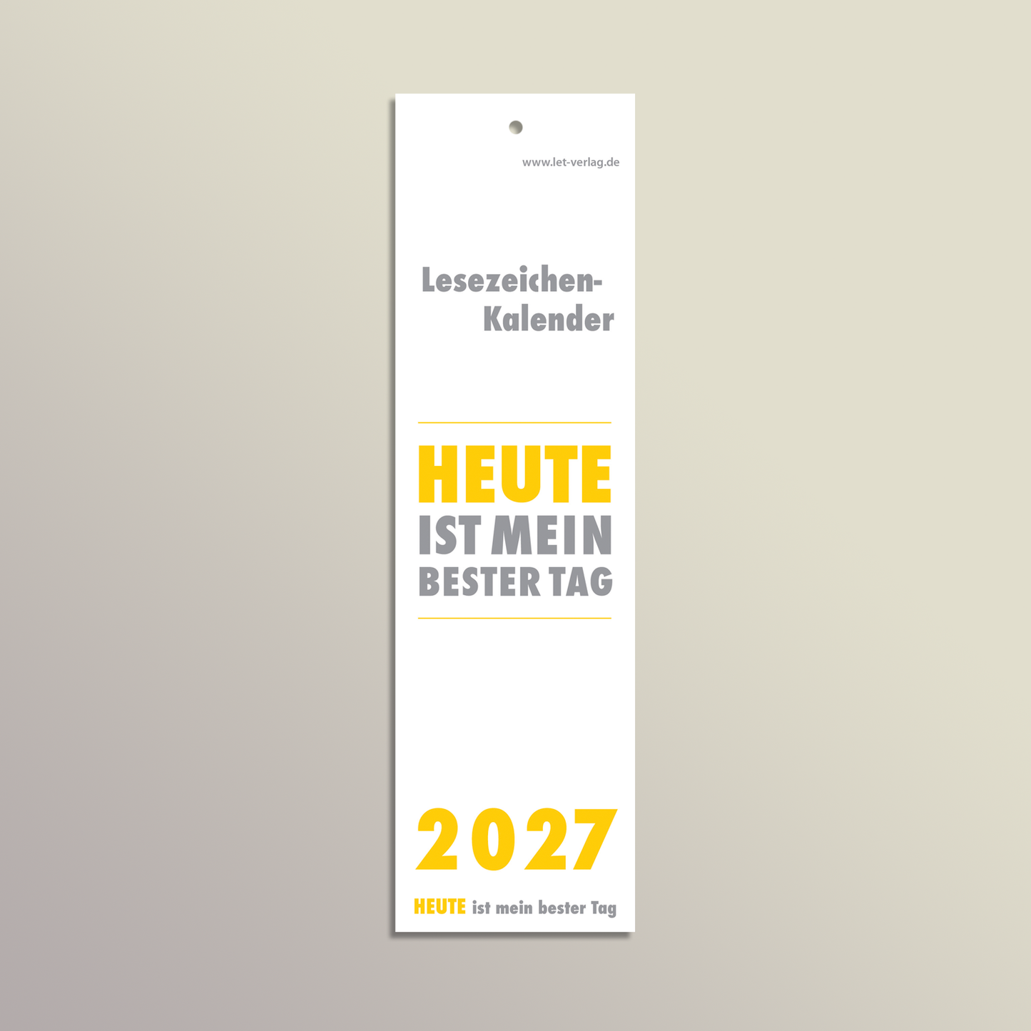 Lesezeichenkalender