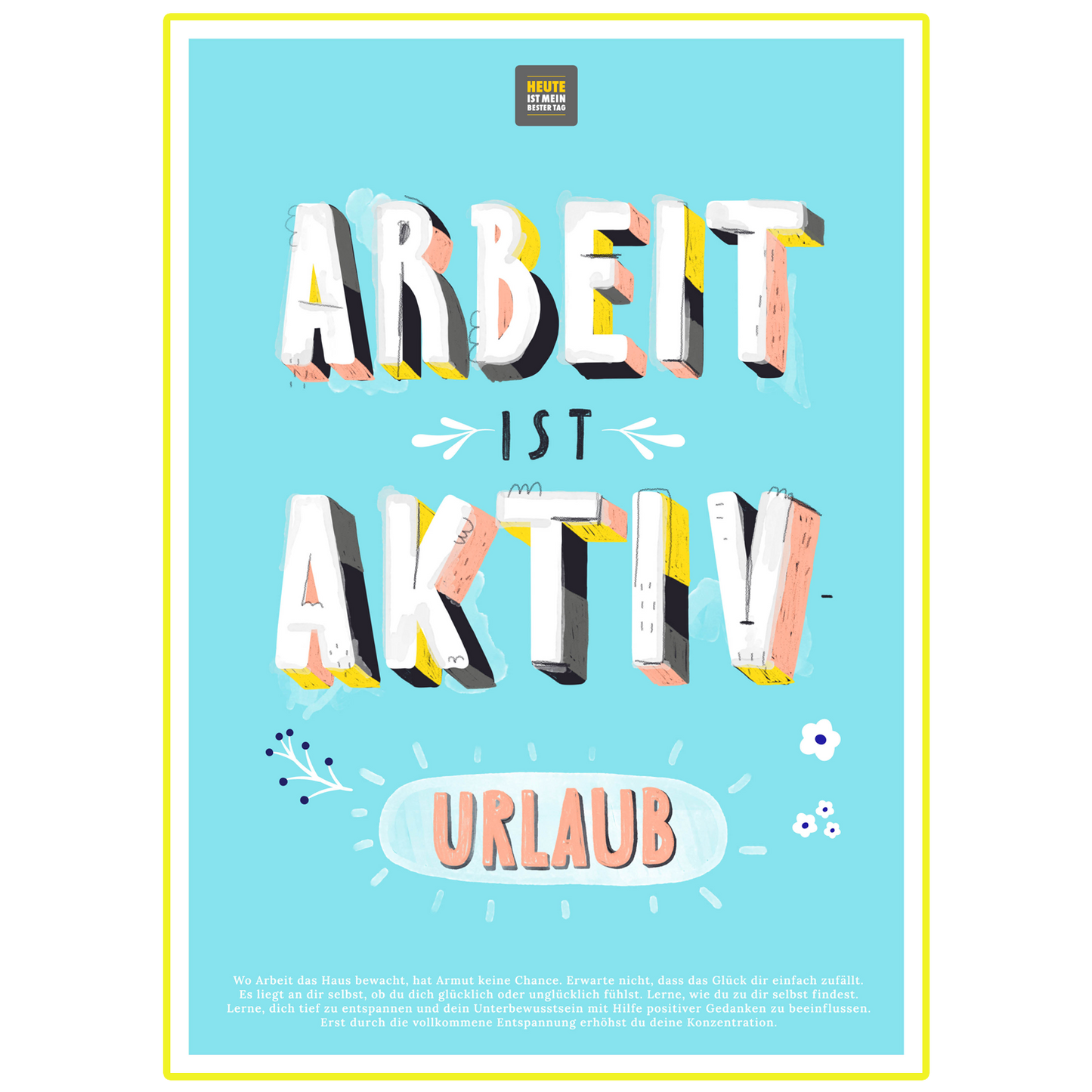 Poster Arbeit