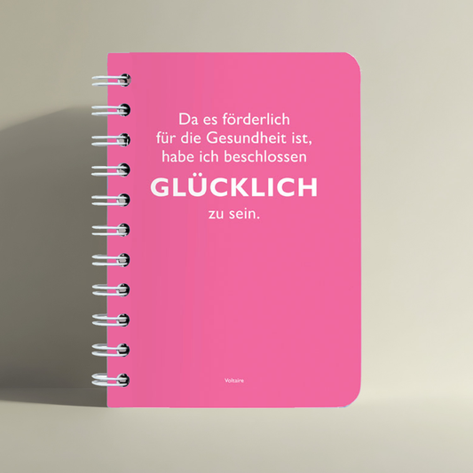 Ringbuch A6 - GLÜCKLICH