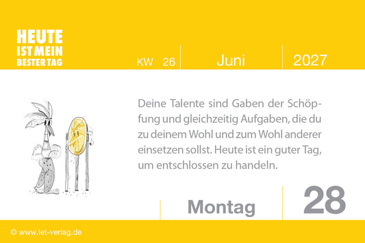 Tagesspruchkalender 2027