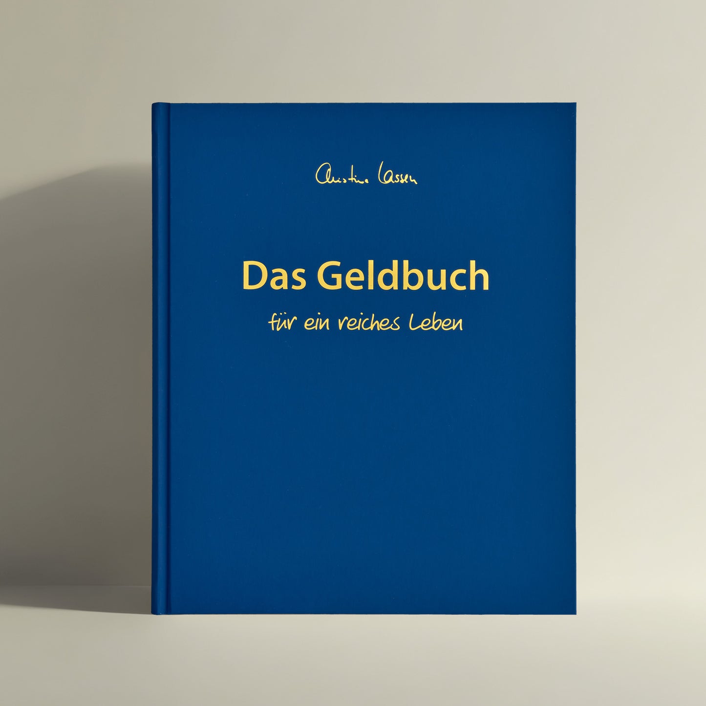 Das Geldbuch  – Luxusausgabe KÖNIGSBLAU-GOLD