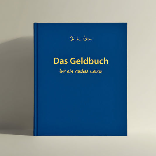 Das Geldbuch  – Luxusausgabe KÖNIGSBLAU-GOLD
