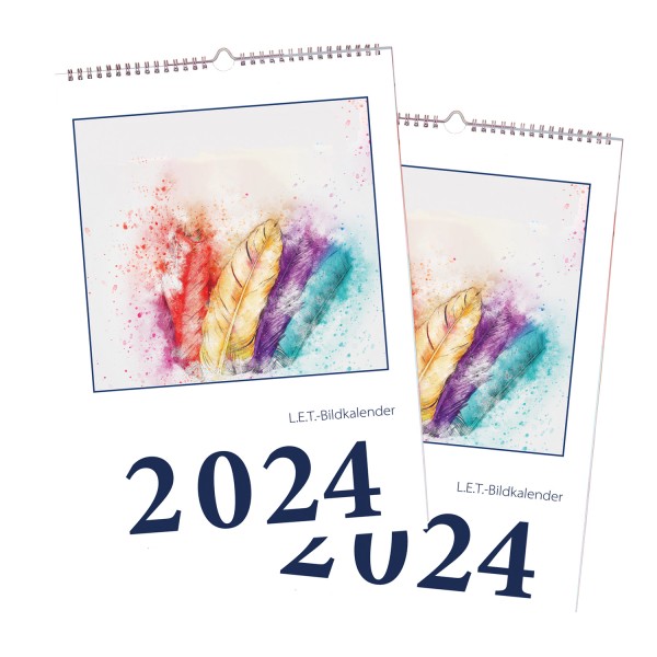 Bildkalender 2024 - 2er-Set