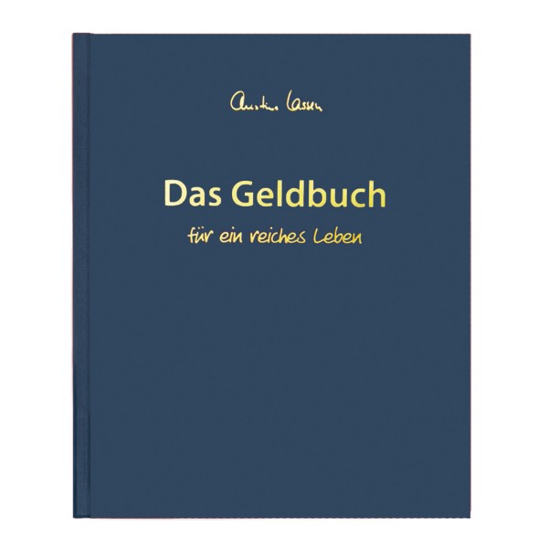 Das Geldbuch – Luxus-Edition KÖNIGSBLAU-GOLD